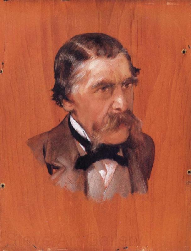 Alma-Tadema, Sir Lawrence Portrait of Sir Henry Thompson Norge oil painting art